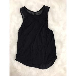 lulu lemon tank top with mesh